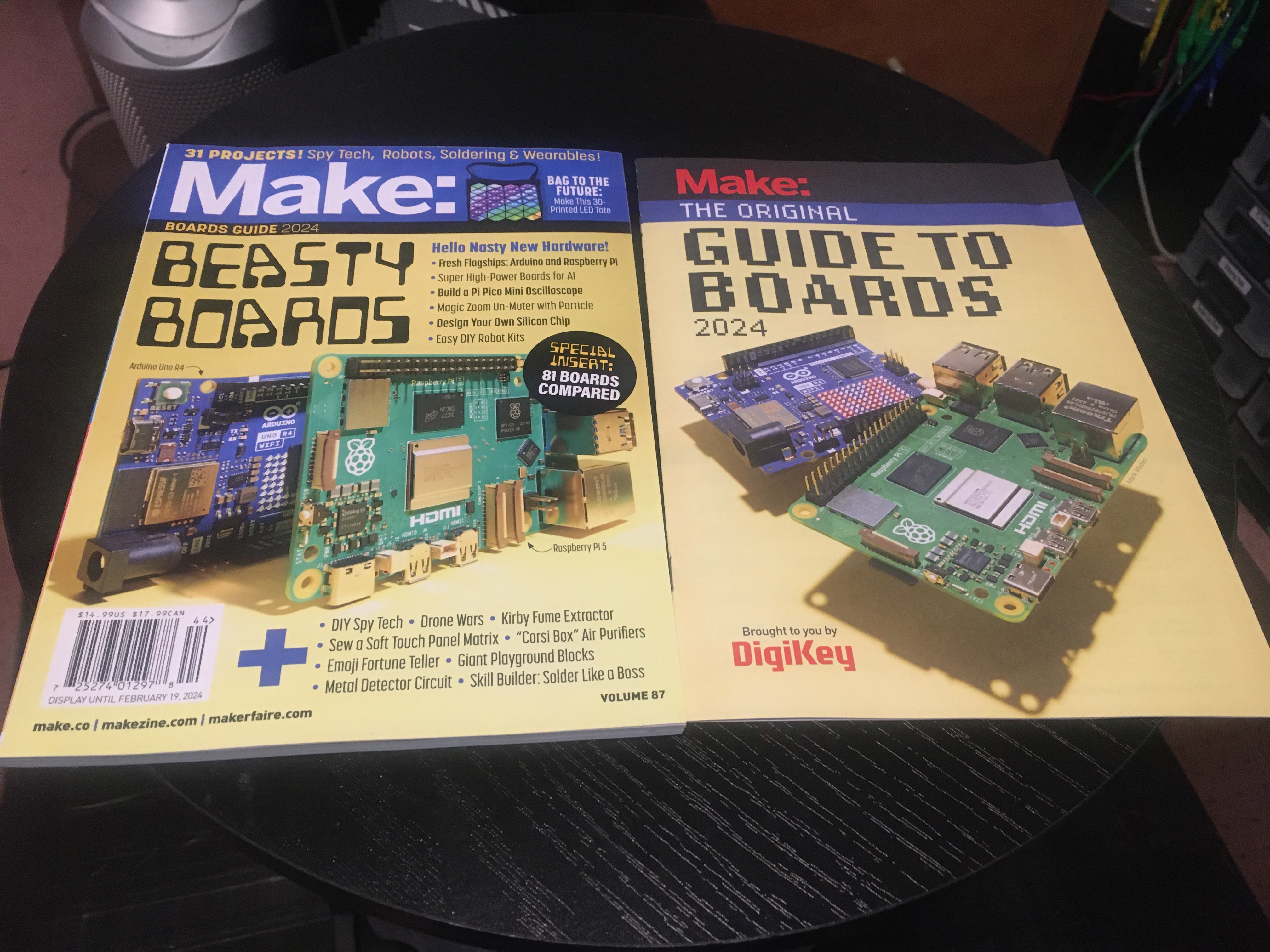 Make: magazine Volume 87 and Guide to Boards 2024